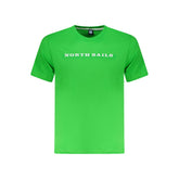 North Sails Green Cotton Men T-Shirt -   -  North Sails.